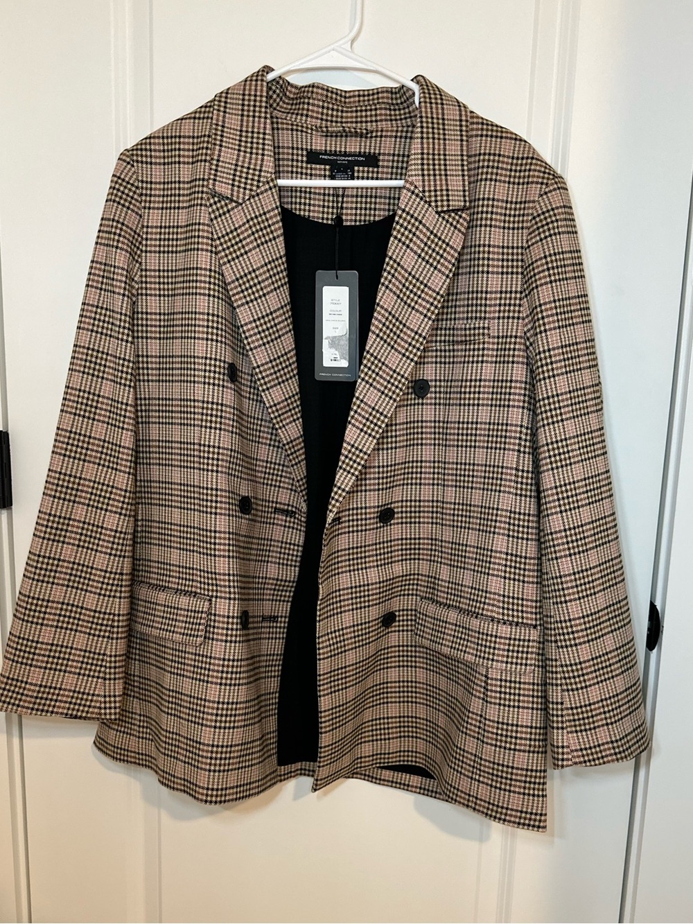 French Connection Gina Check Blazer
